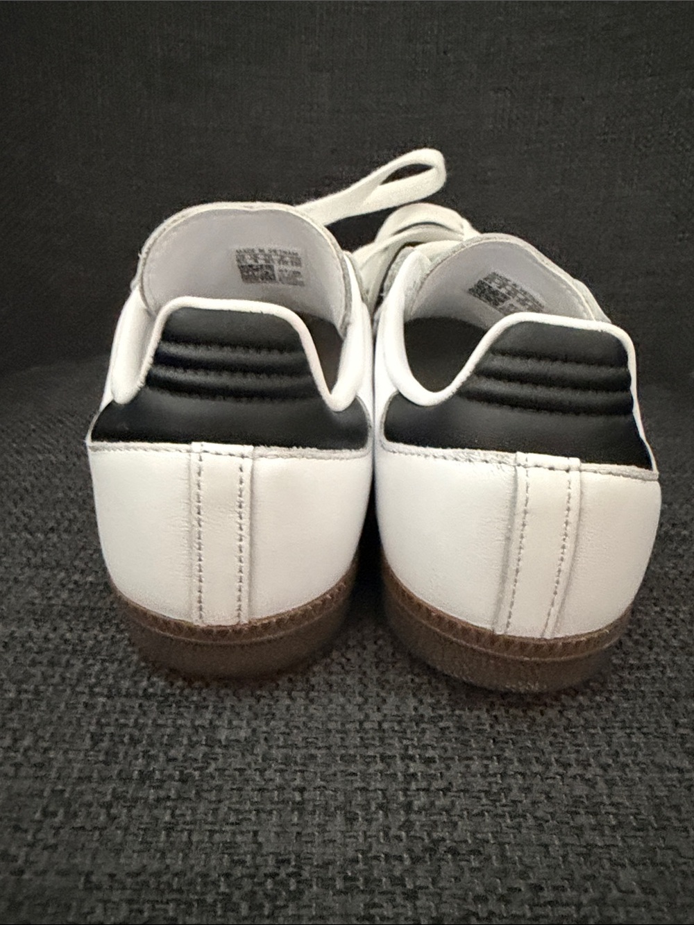 adidas White Black Blue Accent Women's Sneakers - Picture 5 of 5